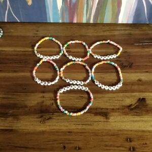 Stretchy Inspirational Beaded Bracelet Set (7)